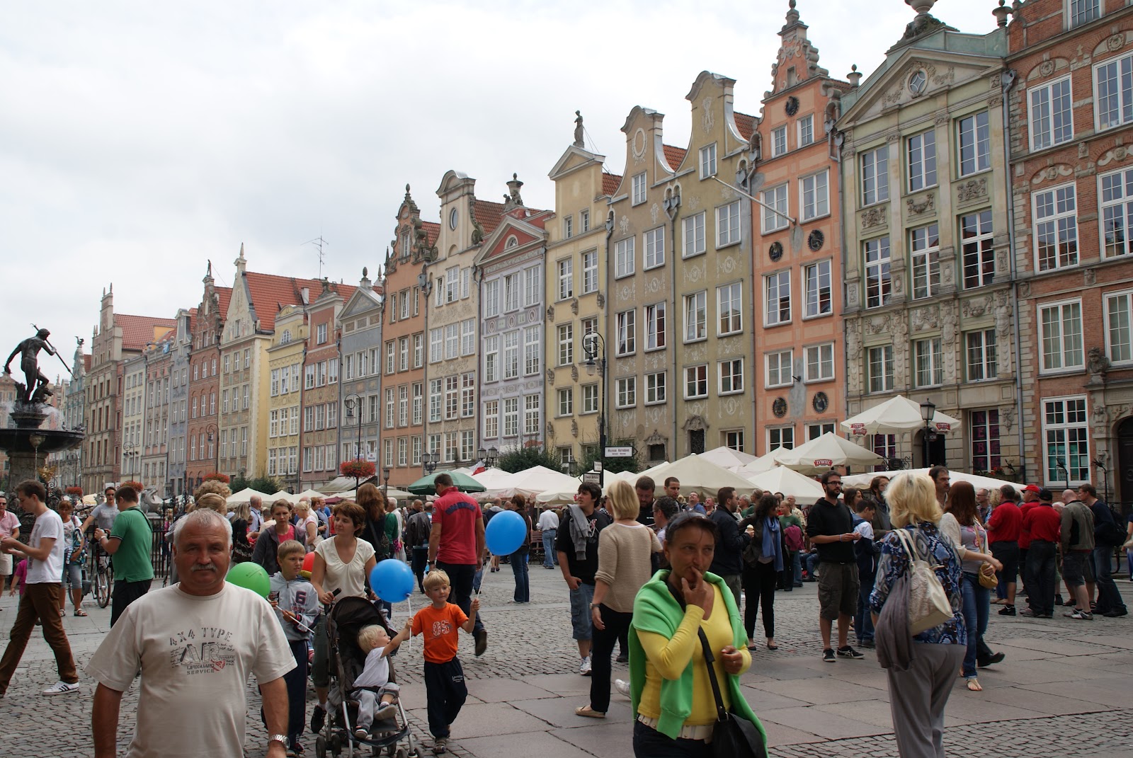 Rolig formiddag i gamlebyen, Gdansk