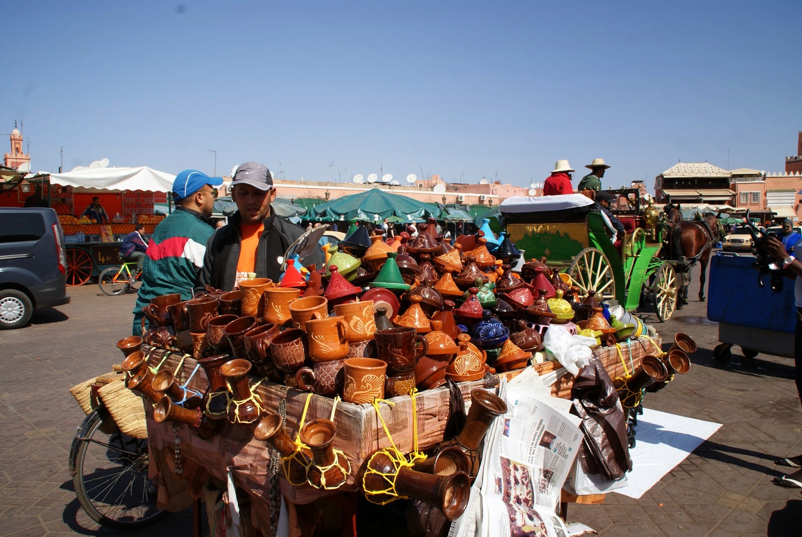 Djemaa el Fna. Marrakech i Marokko