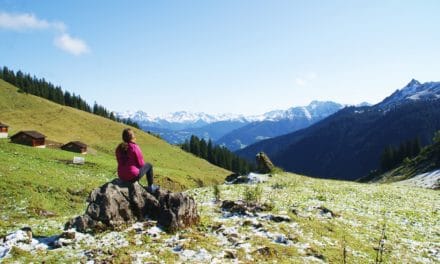 På biltur gjennom Vorarlberg i Østerrike