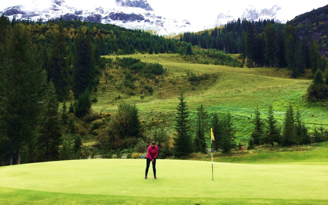 En runde golf i de Østerrikske alper