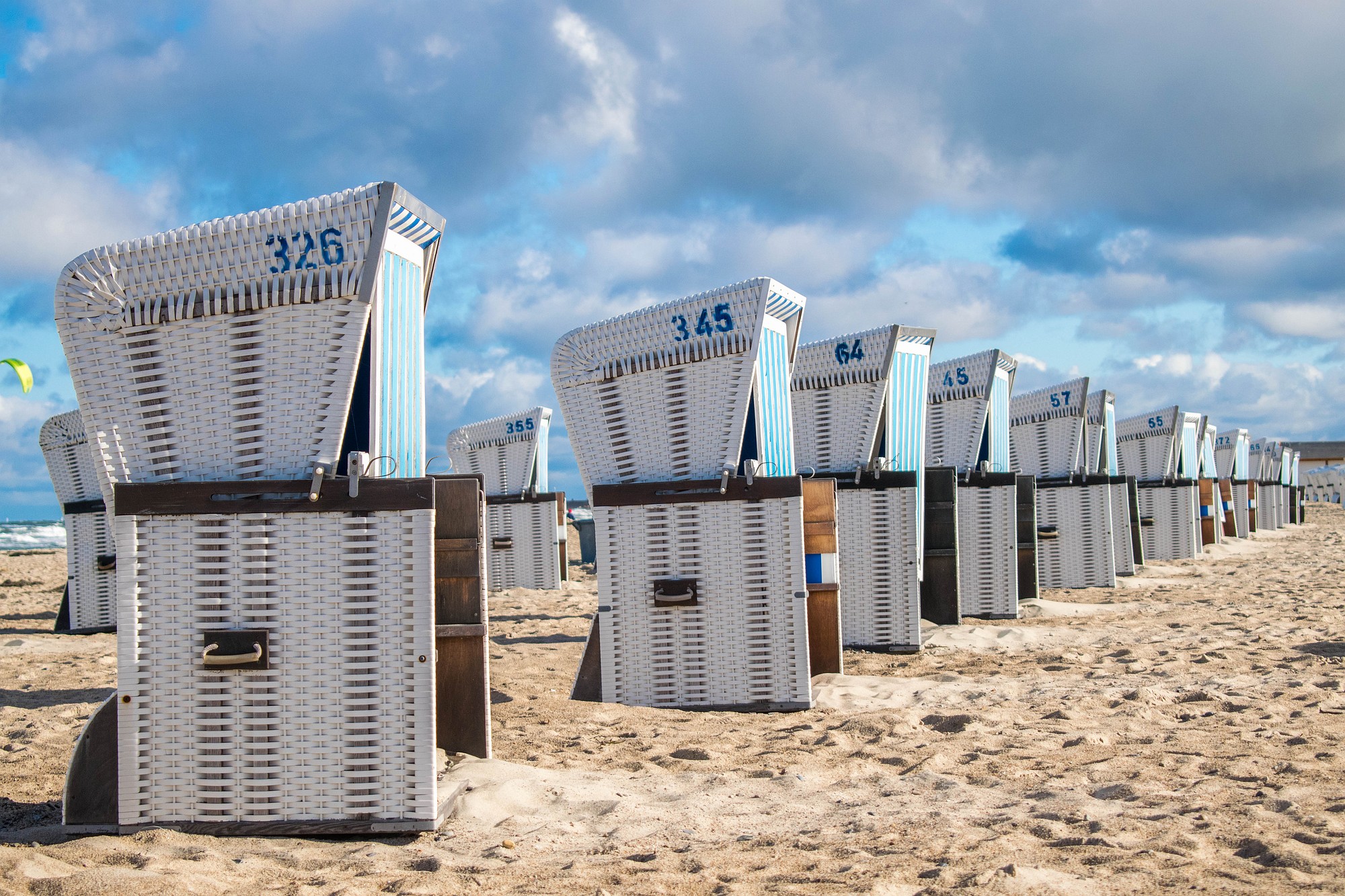 Strandstoler i Warnemunde