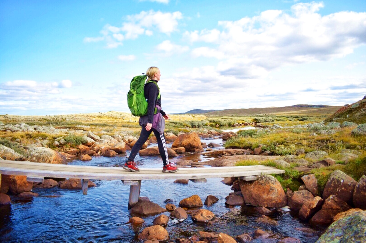 vandretur på hardangervidda med ryggsekk