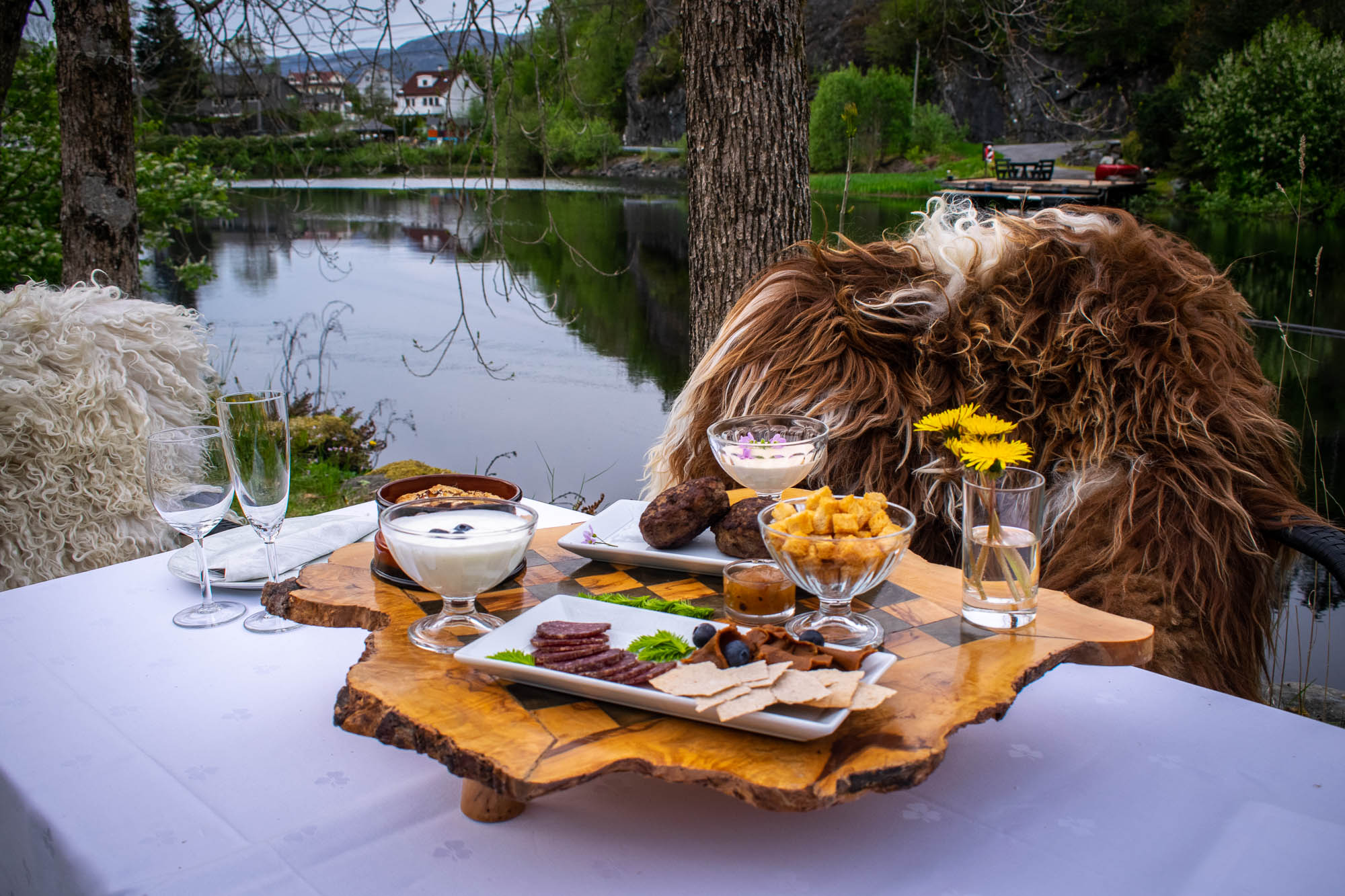 Lokalmat på Fjordslottet Hotell