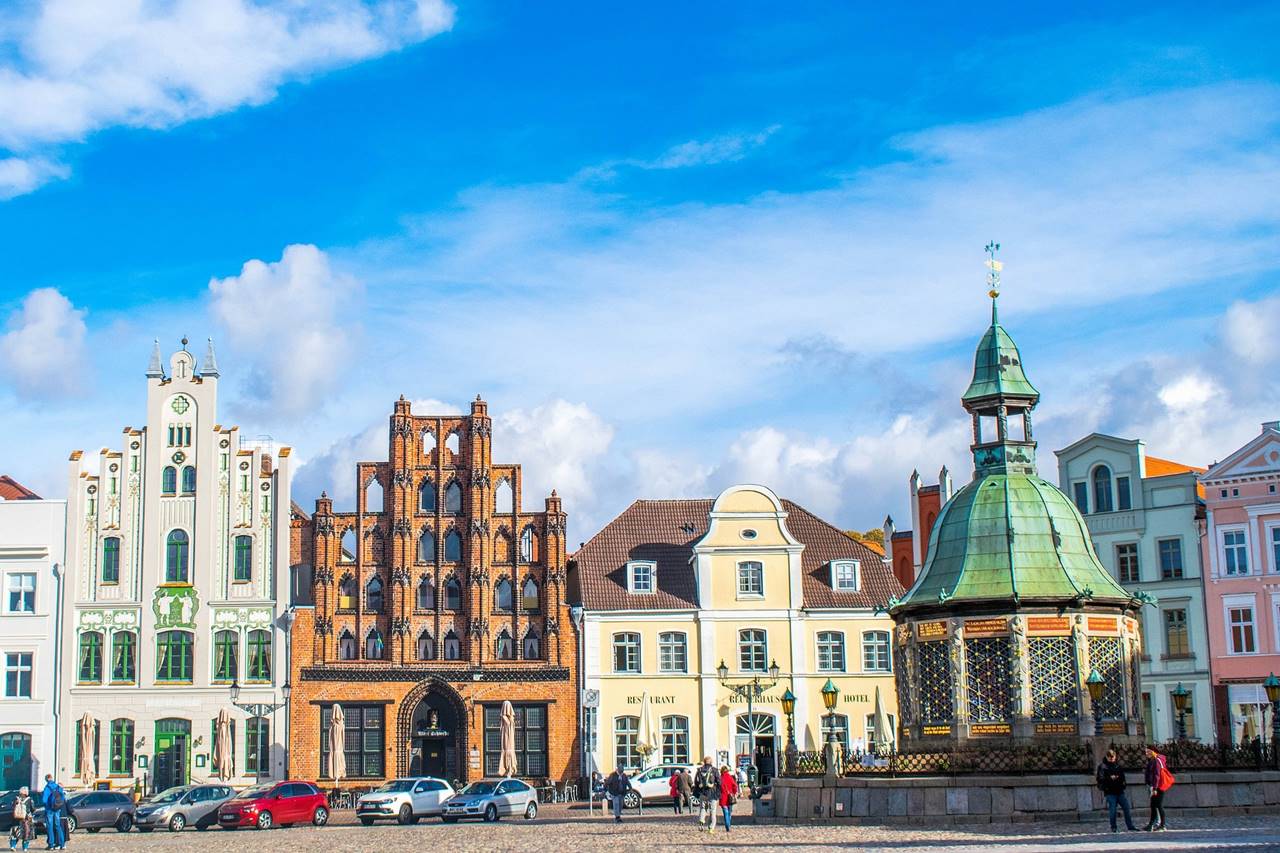 Marktplatz i Wismar