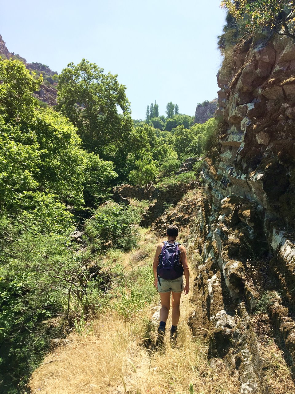 Vandretur på Water Mill Trail i Ligonasdalen Lesvos