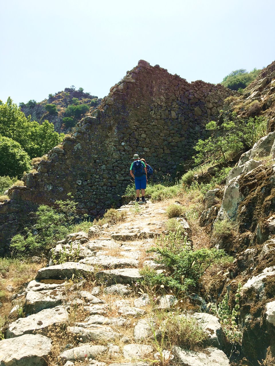 Vandretur på Water Mill Trail i Ligonasdalen Lesvos