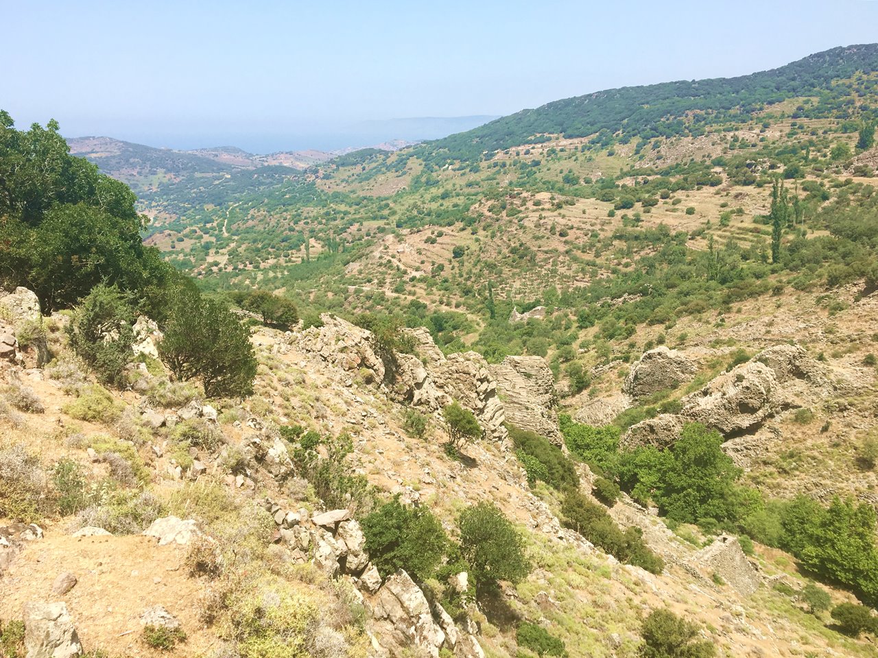 Vandretur på Water Mill Trail i Ligonasdalen Lesvos