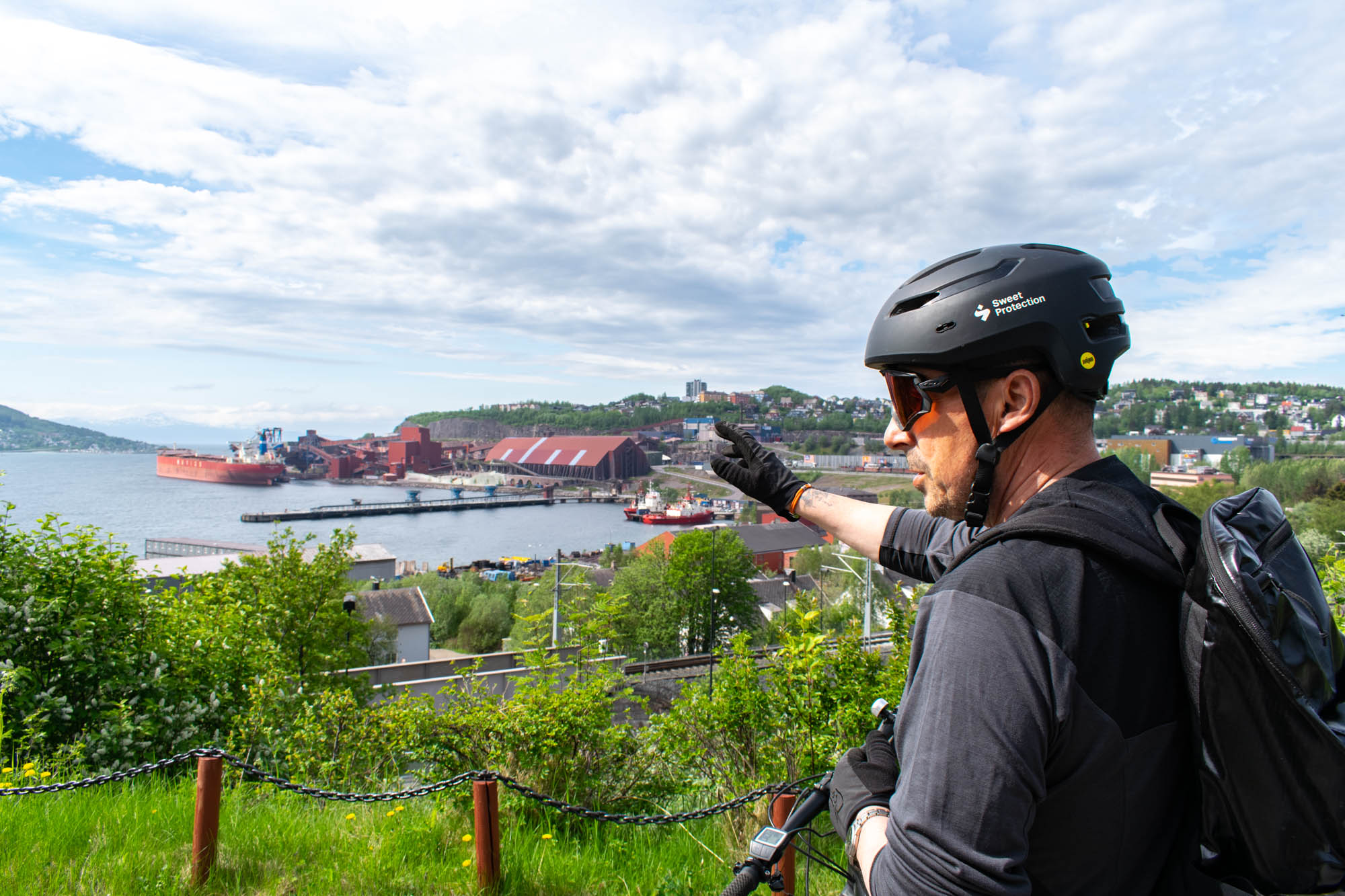 Historisk sykkeltur i Narvik