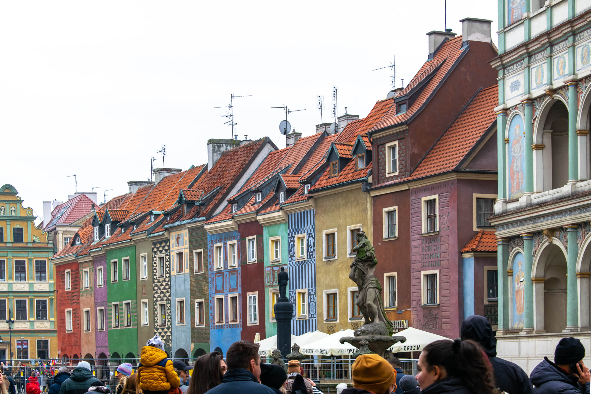 De gamle handelshusene i Poznan