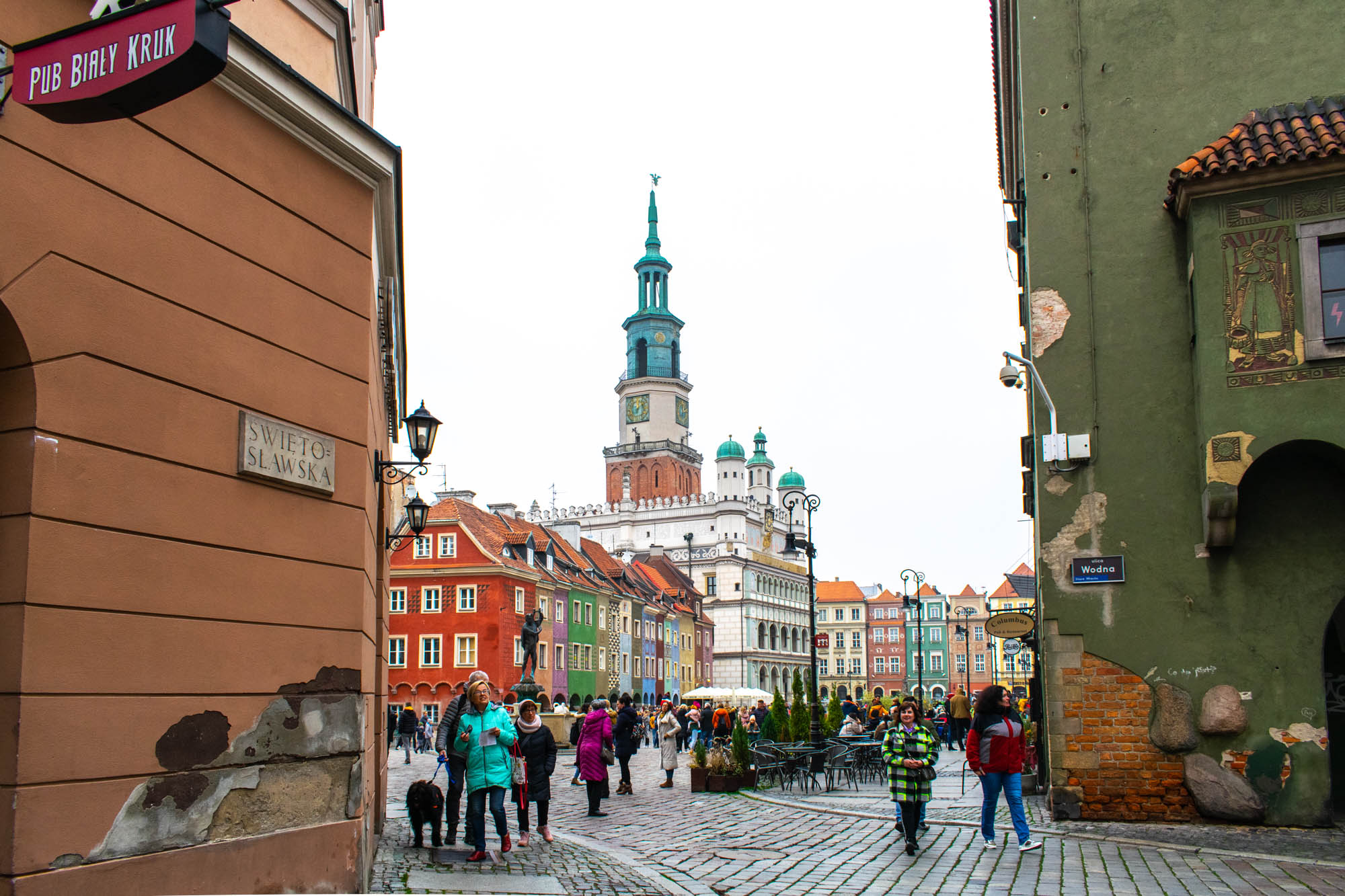 Den gamle markedsplassen i Poznan