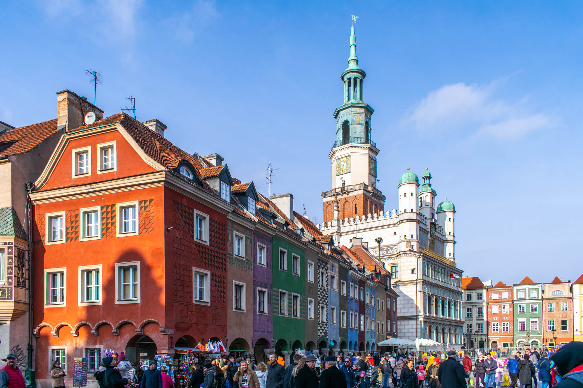 De gamle handelshusene i Poznan