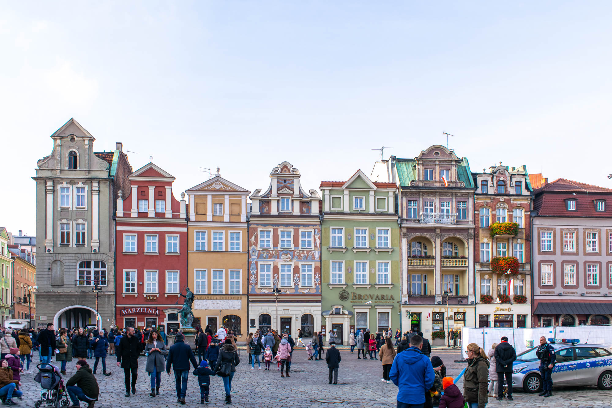 Den gamle markedsplassen i Poznan