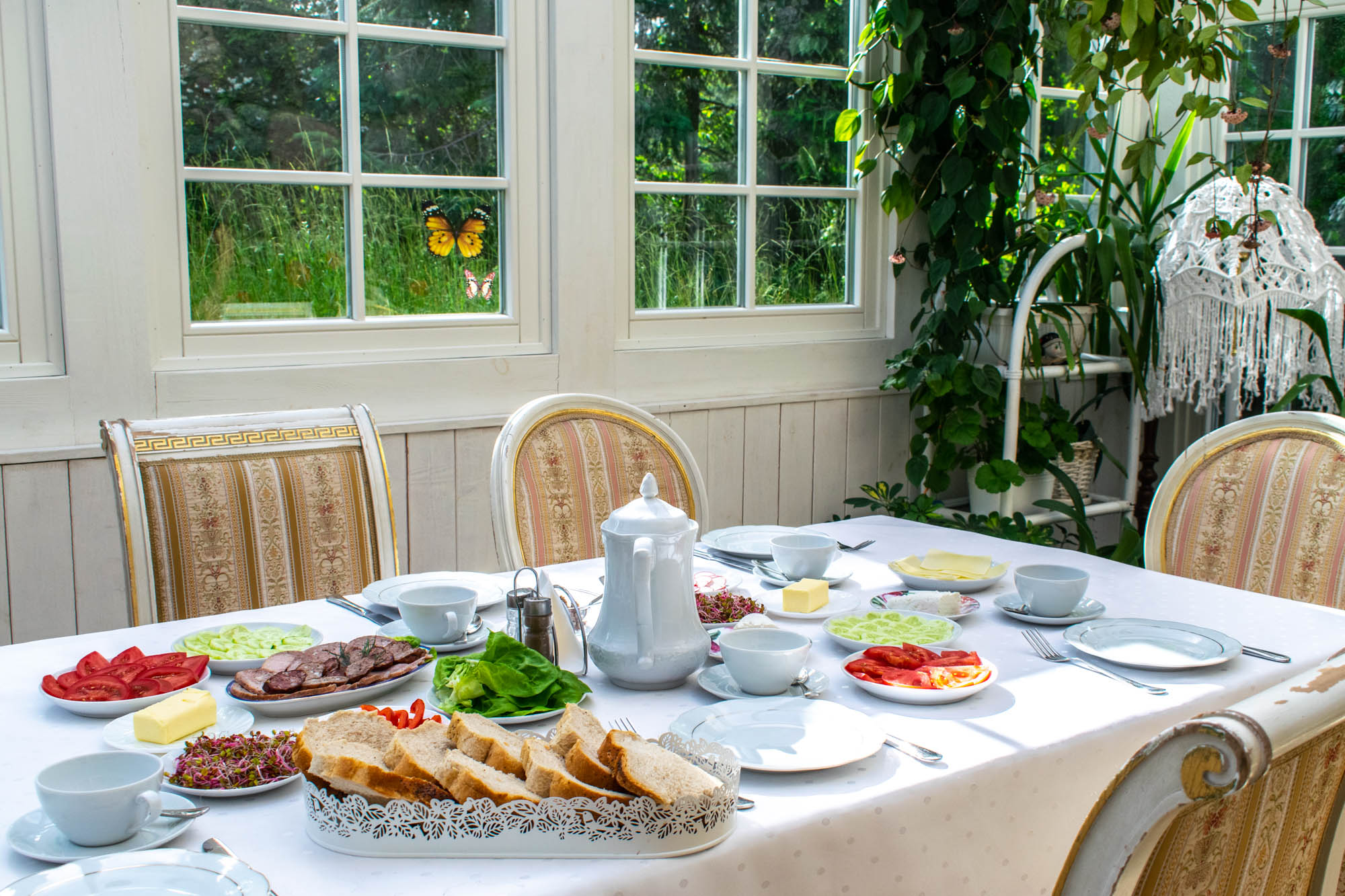 Frokost på Debogora Manor