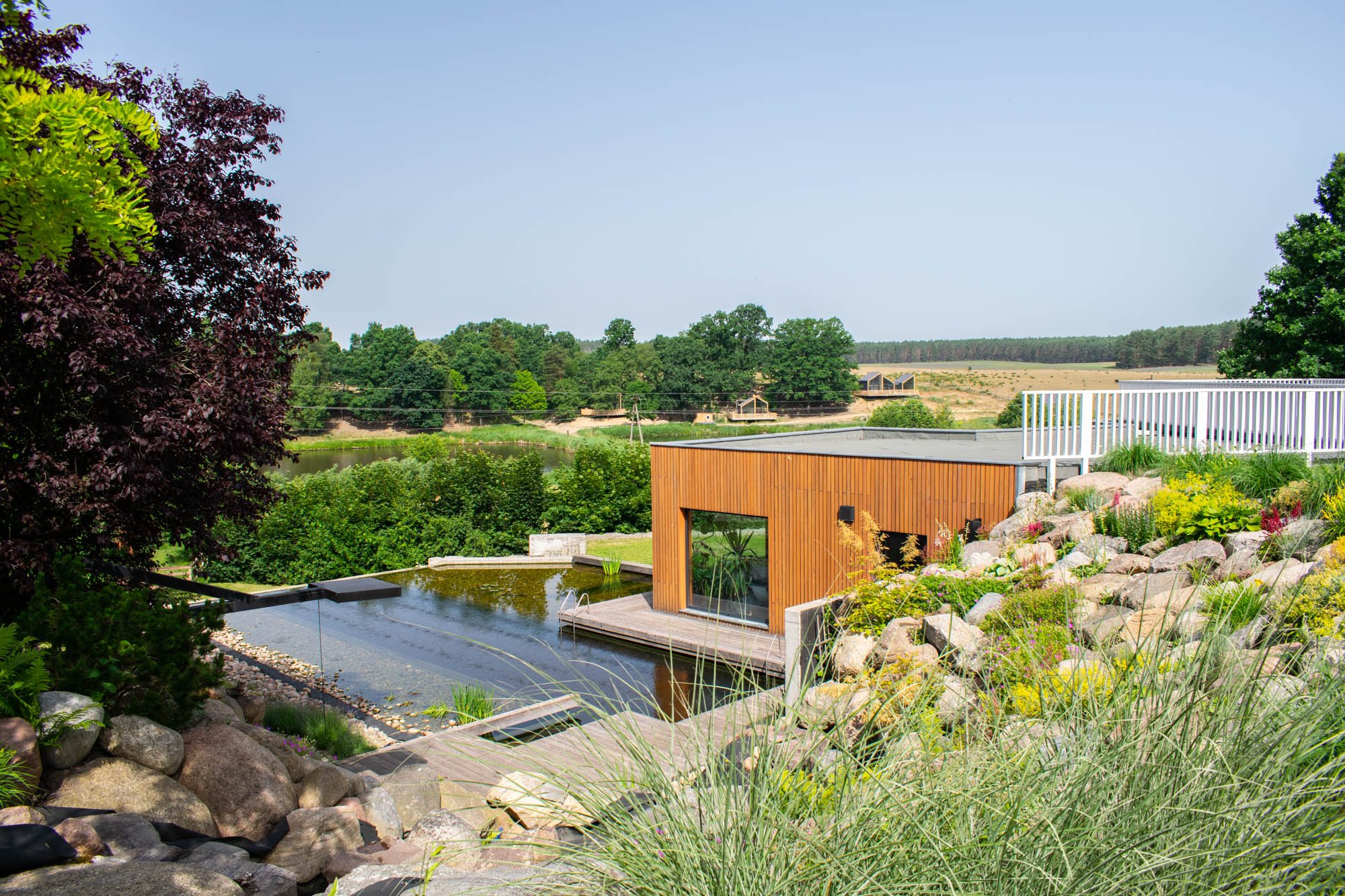 Basseng og Spa område på Debogora Manor